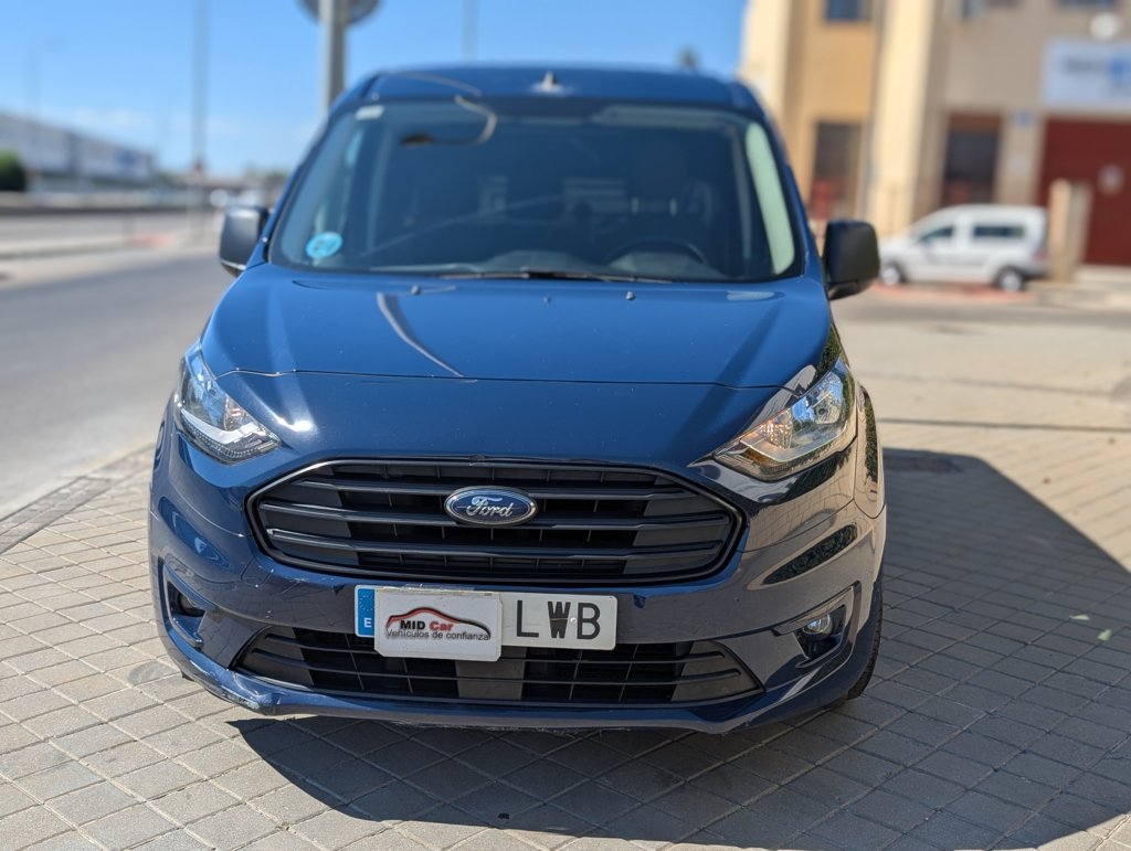 MIDCar coches ocasión Madrid Ford Transit Connect 3Plazas 1.5EcoBlueTrend 240 L2 4 Puertas 100Cv 6 Velocidades Etiqueta medioambiental C