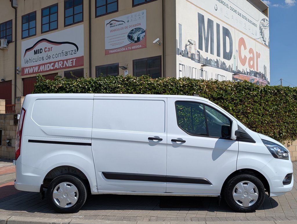 MIDCar coches ocasión Madrid Ford Transit Custom Van 2.0 TDCI 130Cv 280 L1 MHEV Trend con Etiqueta medioambiental ECO