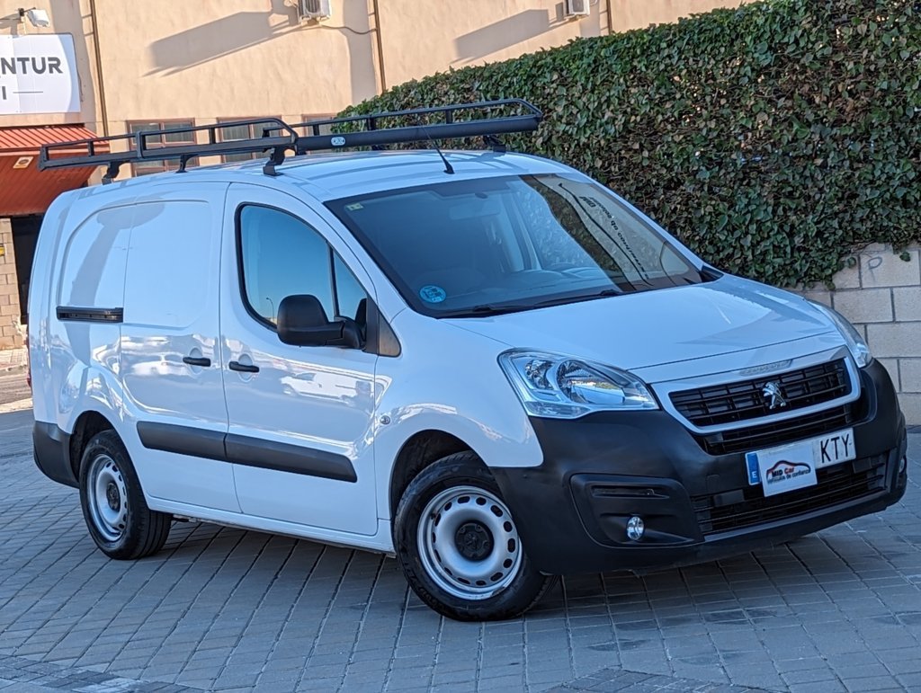MIDCar coches ocasión Madrid Peugeot Partner 1.6 BlueHdi L2 100Cv 3Plazas