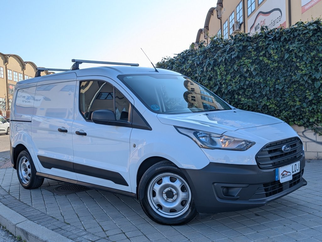 MIDCar coches ocasión Madrid Ford Transit Connect Van Larga 1.5EcoBlue 3 Plazas Etiqueta C IVA y Garantía Incl Trend 210  S&S Trend L2 3Plazas 6 Velocidades
