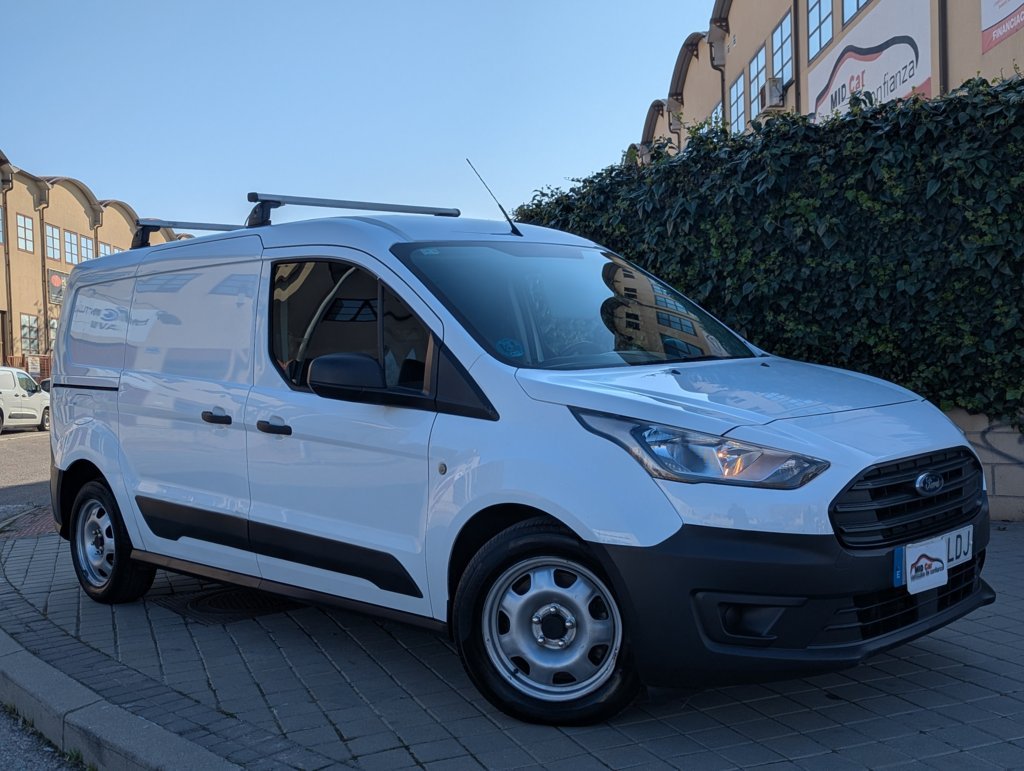 MIDCar coches ocasión Madrid Ford Transit Connect Van Larga 1.5EcoBlue 3 Plazas Etiqueta C IVA y Garantía Incl Trend 210  S&S Trend L2 3Plazas 6 Velocidades