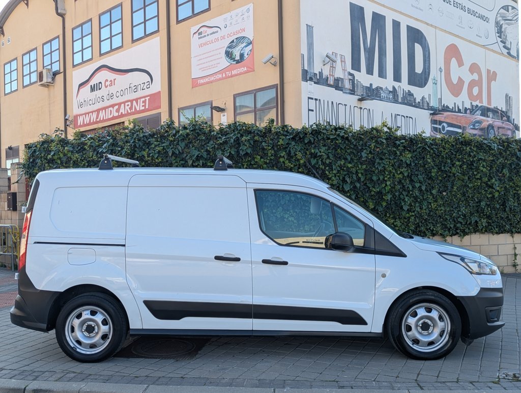 MIDCar coches ocasión Madrid Ford Transit Connect Van Larga 1.5EcoBlue 3 Plazas Etiqueta C IVA y Garantía Incl Trend 210  S&S Trend L2 3Plazas 6 Velocidades