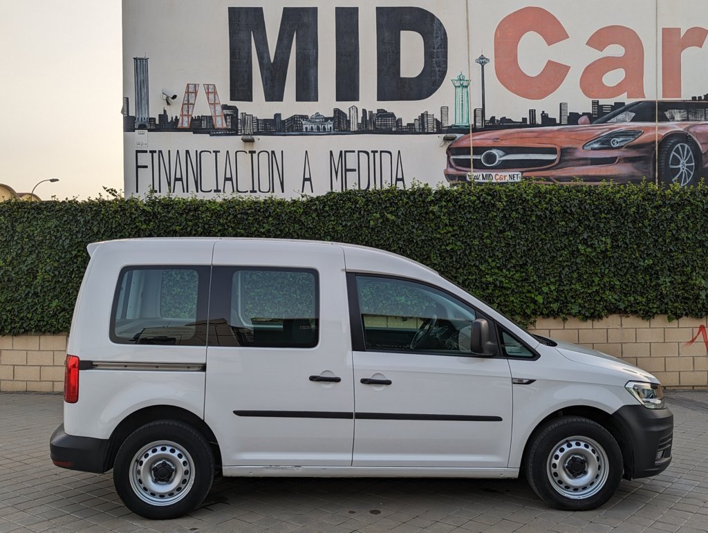 MIDCar coches ocasión Madrid Vw Caddy Kombi 1.4TGI GNC Etiqueta Medioambiental ECO