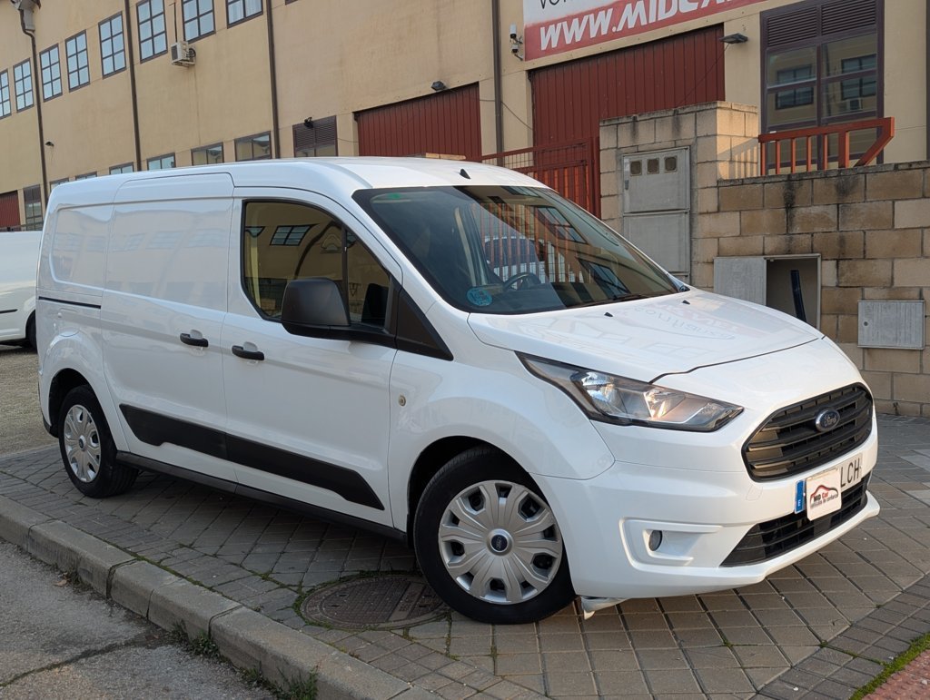 MIDCar coches ocasión Madrid Ford Transit Connect Van 1.5EcoBlue  Trend 210  S&S Trend L2, 3 Plazas, 6 Velocidades Etiqueta C IVA y Garantía Incl