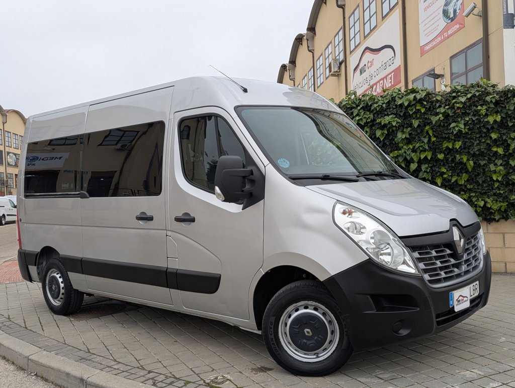 MIDCar coches ocasión Madrid Renault Master 2.3dCi Combi 9 Plazas S&S Energy L2h2 3500 Dci 140cv E6 IVA y Garantía Incl Etiqueta C