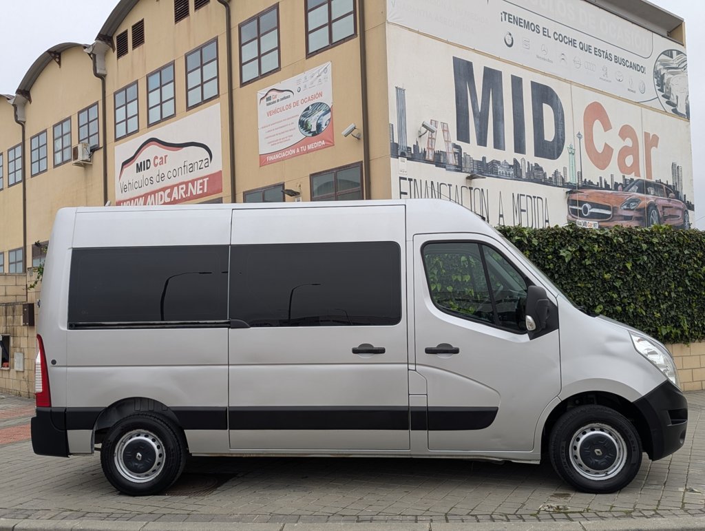 MIDCar coches ocasión Madrid Renault Master 2.3dCi Combi 9 Plazas S&S Energy L2h2 3500 Dci 140cv E6 IVA y Garantía Incl Etiqueta C