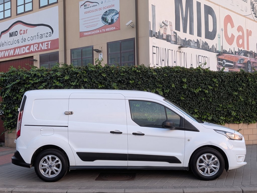 MIDCar coches ocasión Madrid Ford Transit Connect Van 1.5EcoBlue  Trend 240  S&S Trend L2, 3 Plazas, 6 Vel 120Cv Etiqueta C IVA Incl Garantia