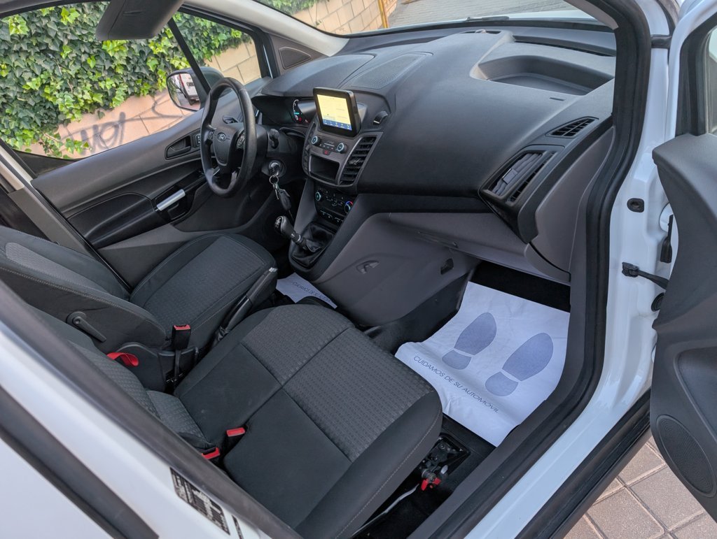 MIDCar coches ocasión Madrid Ford Transit Connect Van 1.5EcoBlue  Trend 240  S&S Trend L2, 3 Plazas, 6 Vel 120Cv Etiqueta C IVA Incl Garantia