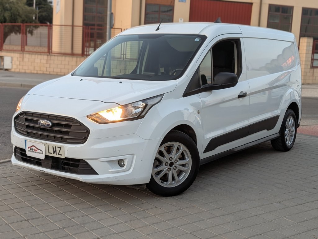 MIDCar coches ocasión Madrid Ford Transit Connect Van 1.5EcoBlue  Trend 240  S&S Trend L2, 3 Plazas, 6 Vel 120Cv Etiqueta C IVA Incl Garantia