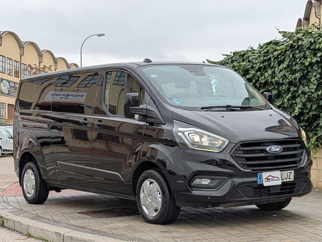 MIDCar coches ocasión Madrid Ford Transit Custom Van Dobl 2.0 TDCI 96kW 300 L2 MHEV Trend 4 Puertas Etiqueta ECO 6 Plazas