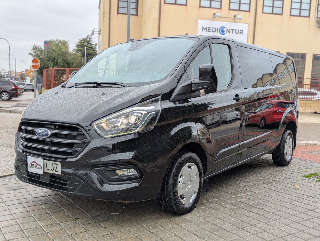 MIDCar coches ocasión Madrid Ford Transit Custom Van Dobl 2.0 TDCI 96kW 300 L2 MHEV Trend 4 Puertas Etiqueta ECO 6 Plazas