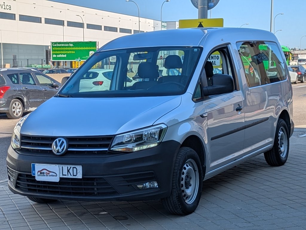 MIDCar coches ocasión Madrid Volkswagen Caddy Profesional Kombi Maxi 2.0Tdi  Etiqueta C IVA y Garantía Incl