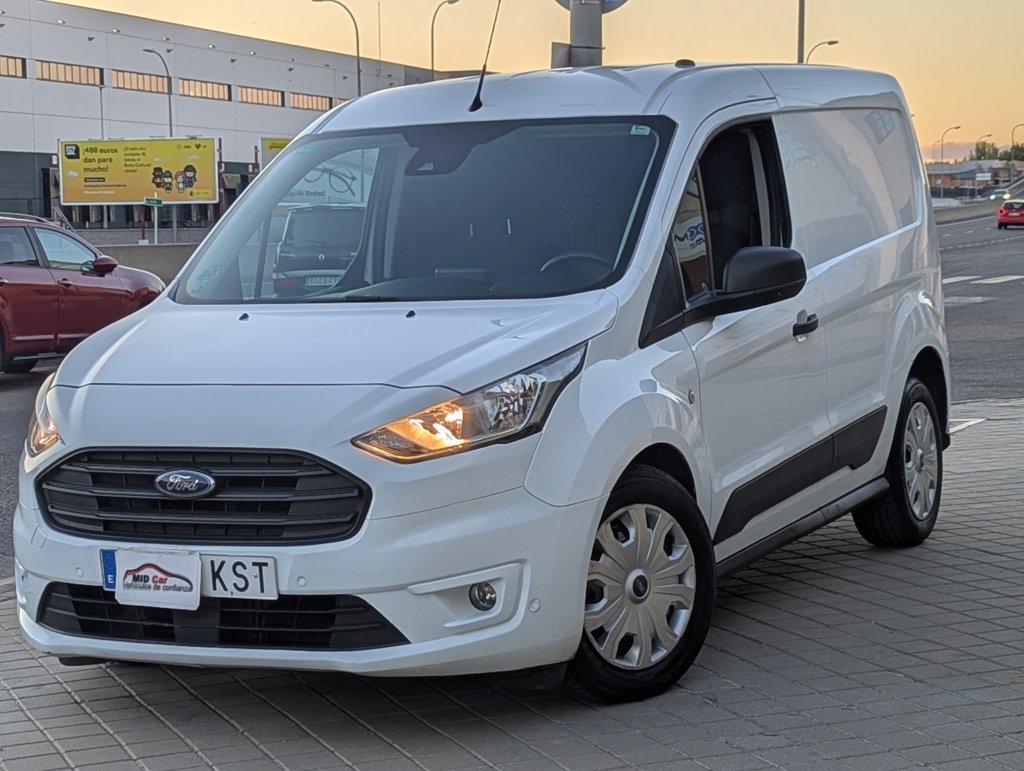 MIDCar coches ocasión Madrid Ford Transit Connect Furgón Van 1.5 EcoBlue Trend 220 L1 Automático 120 CV