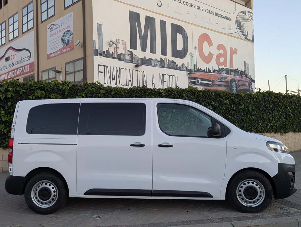 MIDCar coches ocasión Madrid Citroen Jumpy 2.0BlueHdi 150Cv , 6/9 Plazas con IVA y garantía Incl Etiqueta C