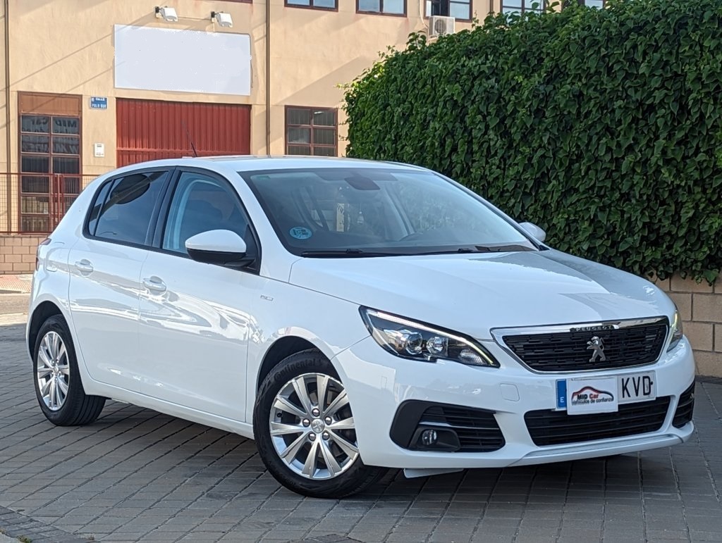 MIDCar coches ocasión Madrid Peugeot 308 1.5BlueHdi Style 130Cv Etiqueta Medioambiental C