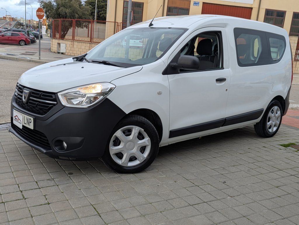 MIDCar coches ocasión Madrid Dacia Dokker Combi Essential 1.6 110Cv GLP Híbrido Etiqueta medioambiental ECO IVA y Garantía Incl