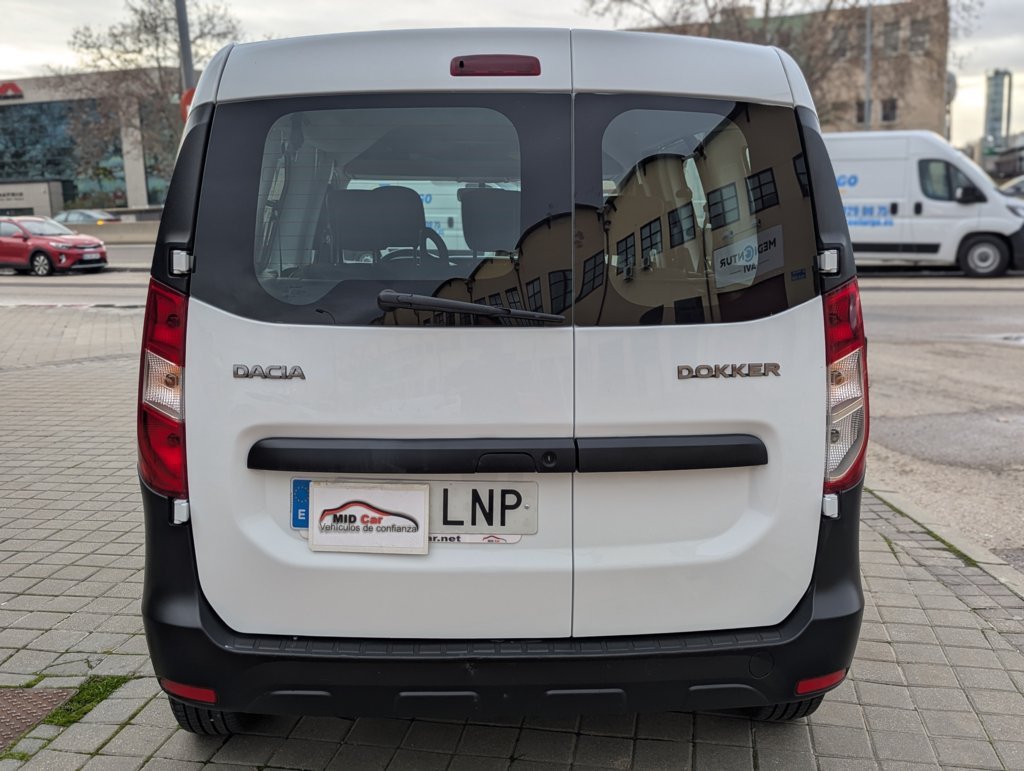 MIDCar coches ocasión Madrid Dacia Dokker Combi Essential 1.6 110Cv GLP Híbrido Etiqueta medioambiental ECO IVA y Garantía Incl
