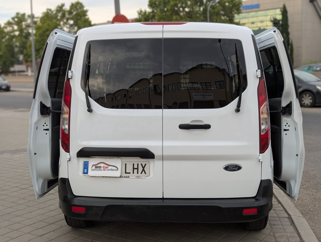 MIDCar coches ocasión Madrid Ford Transit Connect  Kombi 1.5 TDCi 100Cv Trend 230 L2  5 Puertas,  6 Velocidades, Etiqueta medioambiental C IVA Incl