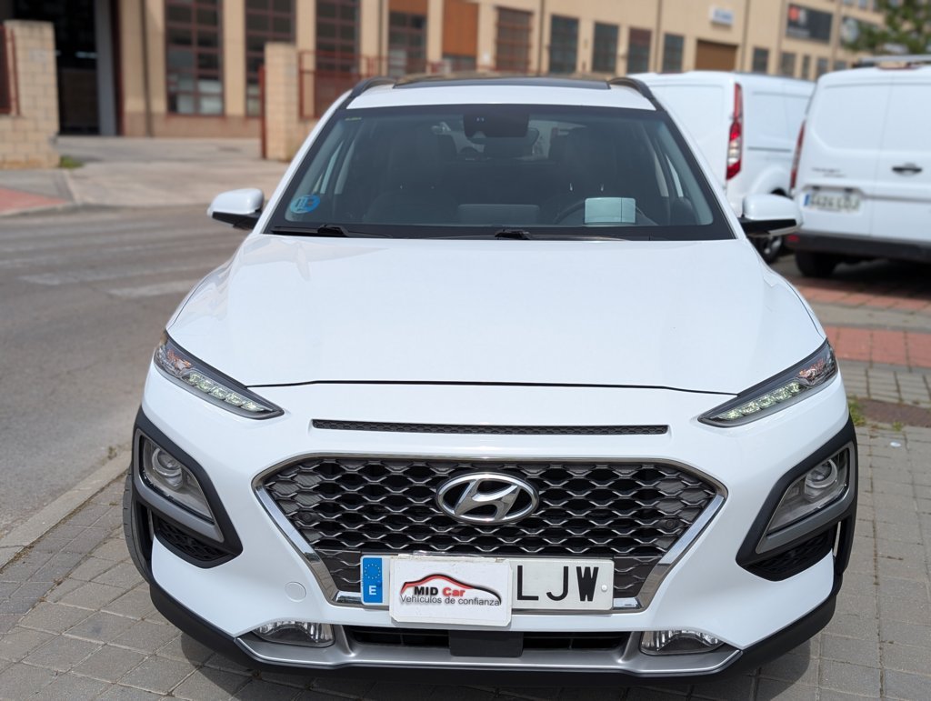 MIDCar coches ocasión Madrid Hyundai Kona 1.6 GDI HEV Style Sky DT Hybrido Etiqueta ECO IVA y Garantía Incl