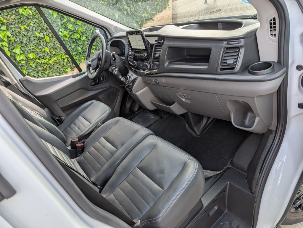 MIDCar coches ocasión Madrid Ford Transit 350 2.0Tdci L3H2 Van Trail FWD MHEV furgón FWD 130Cv,  6 Velocidades, Etiqueta medioambiental ECO