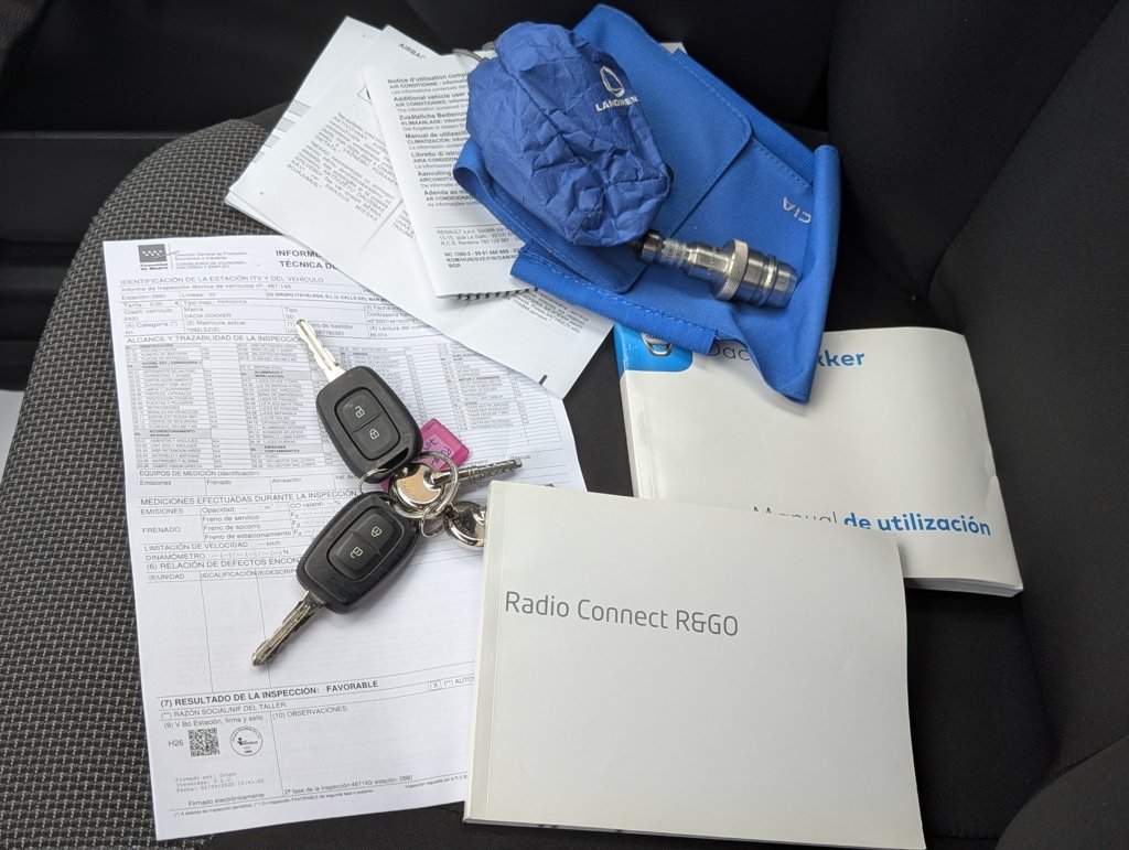 MIDCar coches ocasión Madrid Dacia Dokker Van Essential 1.6 110Cv GLP Híbrido Etiqueta Medioambiental ECO Nacional IVA y Garantía Incl