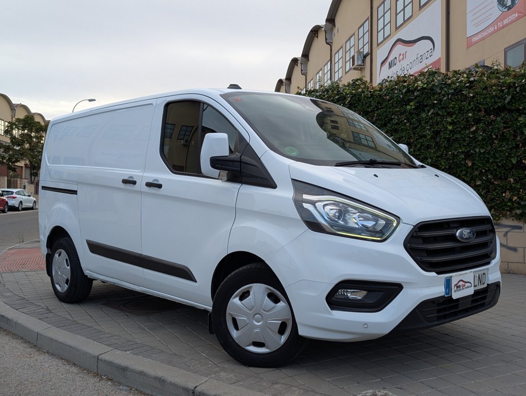 MID Car coches de ocasión Madrid Ford Transit Custom Van 2.0 TDCI 170Cv 320 L1 Trend con Etiqueta medioambiental C